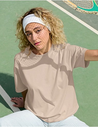 S-03807-Womens Boxy Oversized T-Shirt